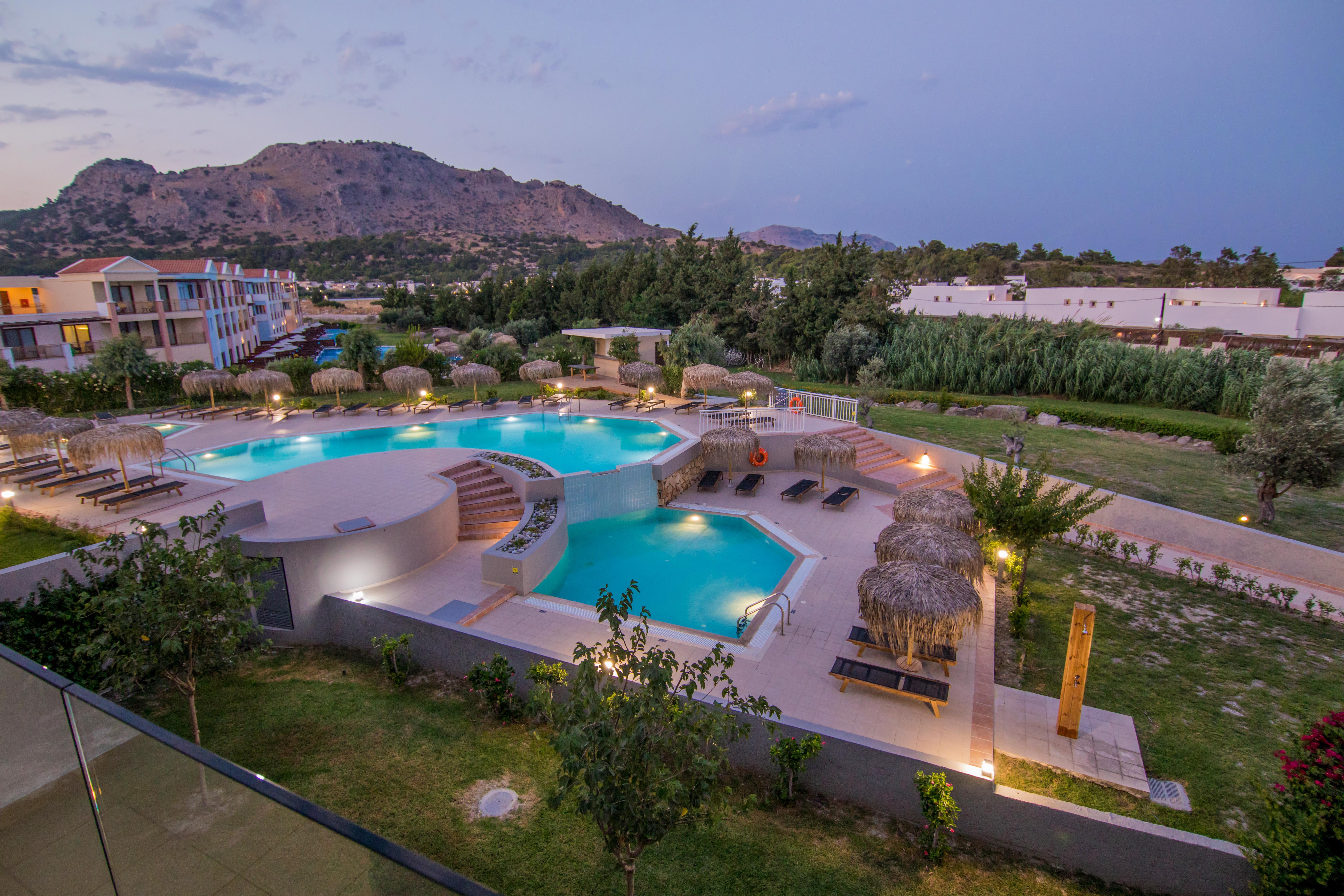 Lindos Breeze Beach Hotel キオタリ エクステリア 写真
