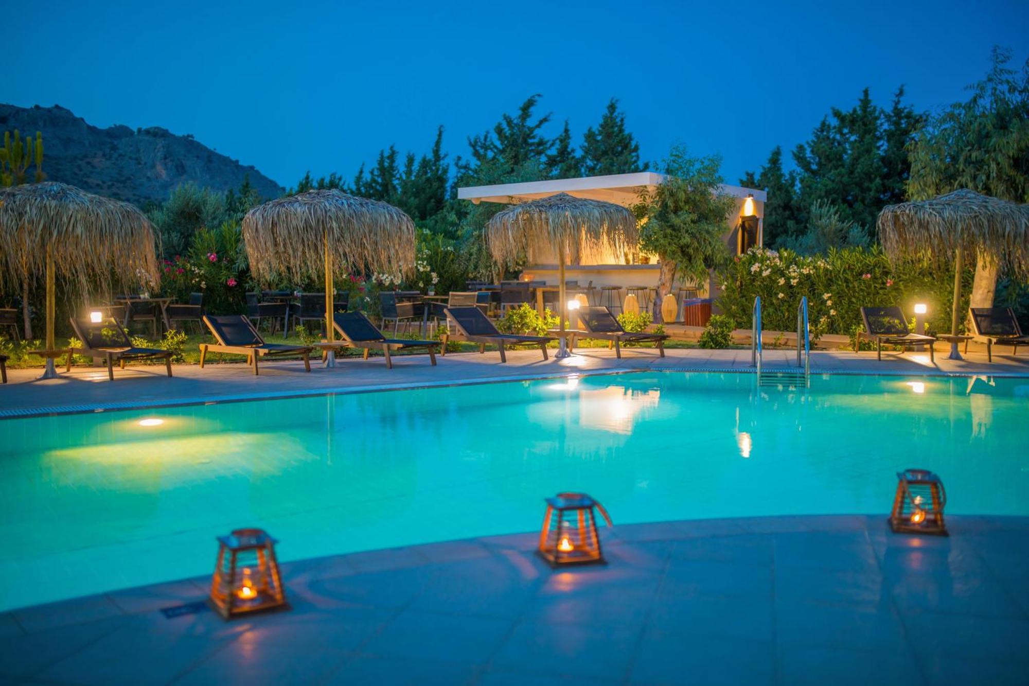 Lindos Breeze Beach Hotel キオタリ エクステリア 写真